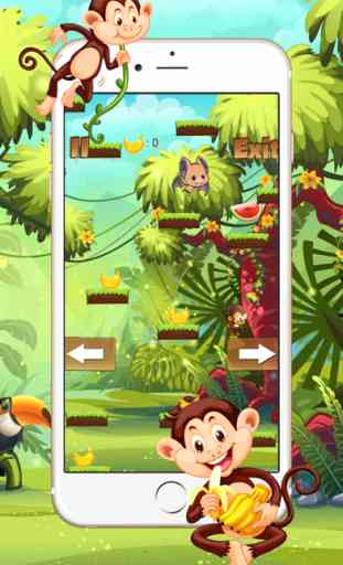 King Kong mangiare banane giungla eseguire giochi per bambini 4