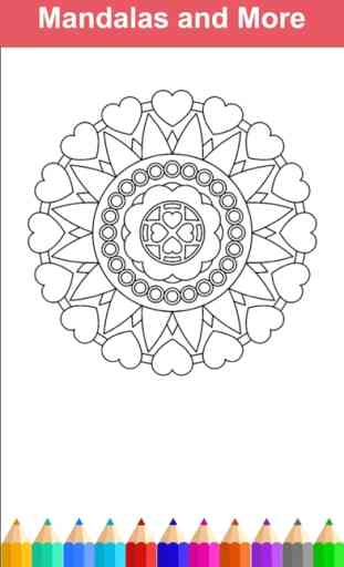 Mandala Adult Coloring Book Free Stress Relieving 1