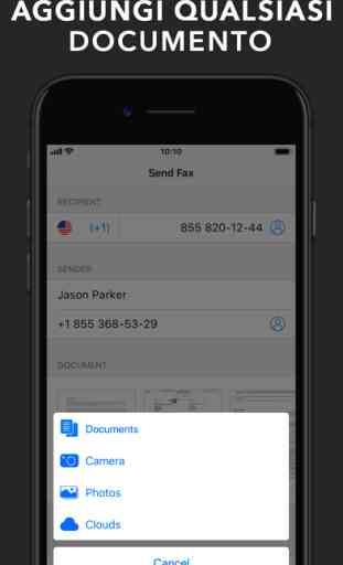 Fax App: invia fax dall'iPhone 3