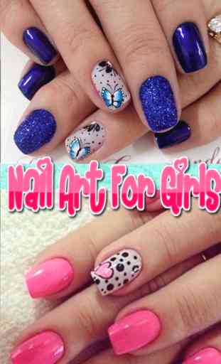 Nail Art gratuitamente Ragazze - Salone per le punte del manicure arte Designs- principessa Nail 1