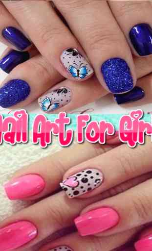 Nail Art gratuitamente Ragazze - Salone per le punte del manicure arte Designs- principessa Nail 3
