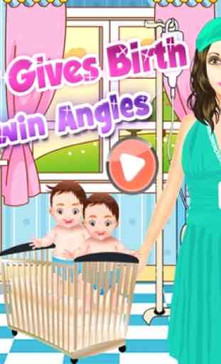 Neonato gemelli & cura di mamma - gioco libero per bambini gioco 3