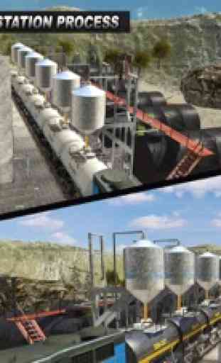 Oil Tanker TRAIN Transporter - Supply Oil to Hill 4