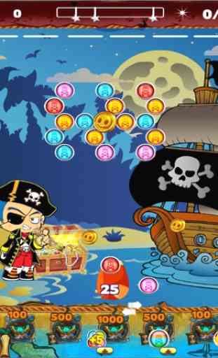 Pirate Bubble palla caramelle tiro Match 3 Gioco 4
