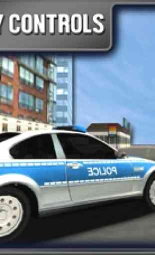 auto della polizia guida estrema 3d 1