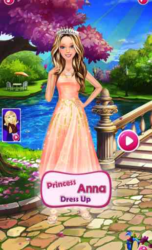 Principessa Anna Vestire - Giochi per Ragazze 2