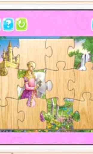 Principessa Cartoon gioco puzzle per i bambini e bambini gratis 3