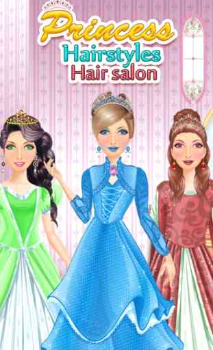 Stili di capelli di principessa di parrucchiere 3