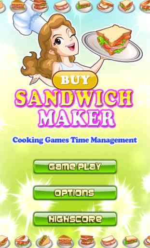 Sandwiches Maker Free - Cooking Games Time Management : I migliori ingredienti che fanno gioco divertente per i bambini e ragazze - Cool 3D pasto divertente che serve Puzzle App - Top Addictive Apps Sandwich di cucina 1