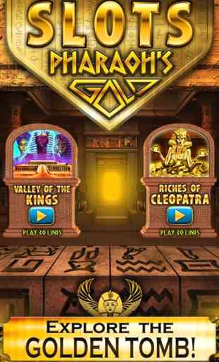 Slots Pharaoh's Gold: Slot Machine Gratis - Rich Vegas Casino Slots and Lucky Spins! 4