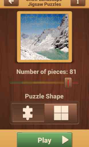 Paesaggi Invernali  - Giochi di Puzzle Natura 2