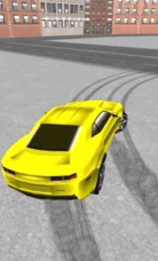 Sport Yellow Car Driving 4
