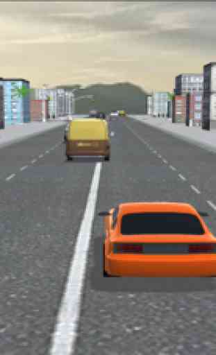 Turbo Traffico corsa Drag City 3d gioco gratuito 1