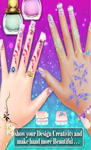 Wedding nail art salon - Nail design for girls 3