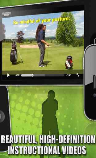 Golf Swing Coach HD FREE - Tips to improve putting, drive, tee-off, time 4