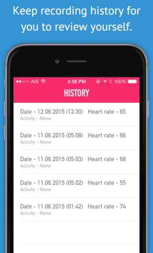 My Heartbeat Monitor Pro – Battito cardiaco, la pressione sanguigna e cardiofrequenzimetro 4