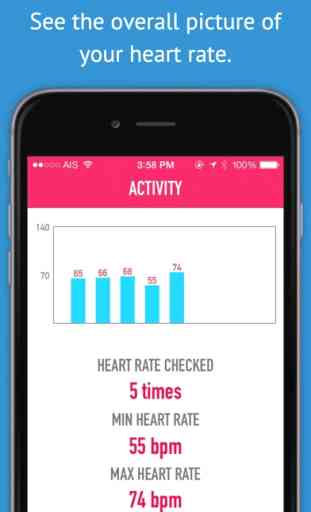 My Heartbeat Monitor – Battito cardiaco, la pressione sanguigna e cardiofrequenzimetro 2