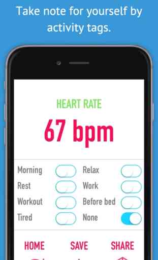 My Heartbeat Monitor – Battito cardiaco, la pressione sanguigna e cardiofrequenzimetro 3