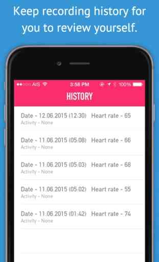 My Heartbeat Monitor – Battito cardiaco, la pressione sanguigna e cardiofrequenzimetro 4